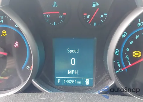 2012 Chevrolet Cruze Lt z USA, uszkodzony, nr VIN 1G1PF5SC6C7391564